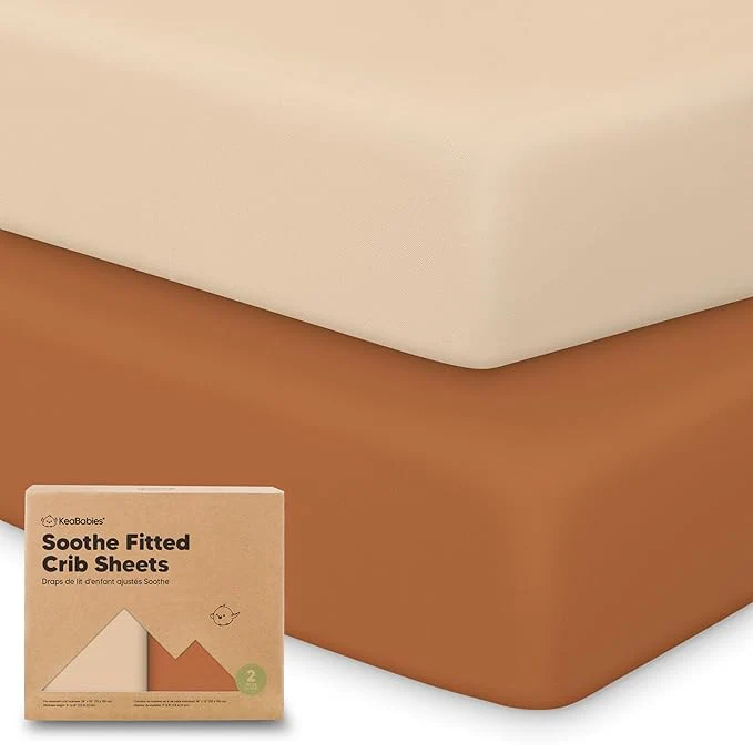 Luxury KeaBabies 2-Pack Organic Crib Sheets Soft