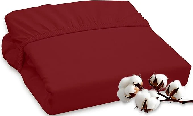 Authentic ROYALE LINENS 300 Thread Count Long Staple Combed Cotton Fitted Sheet Twin Sophisticated