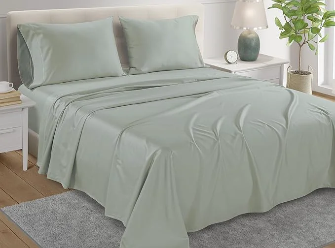 Genuine Egyptian Cotton Sheets California King Size 800TC Breathable Bed Sheet Set Advanced