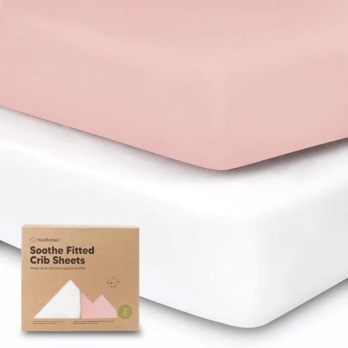 Dependable KeaBabies 2-Pack Organic Crib Sheets Fine