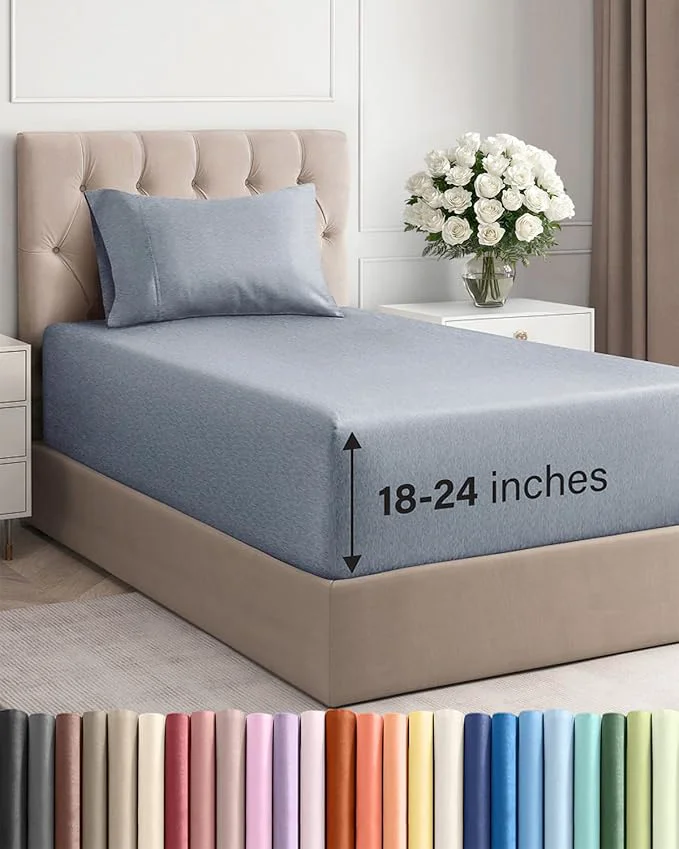 Quality Extra Deep Twin Sheet Set Stylish