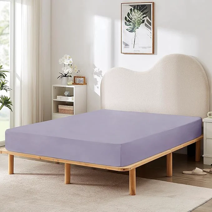 Consistent HBHLFZ Queen Fitted Sheet Only Soft Breathable Bottom Sheet Practical