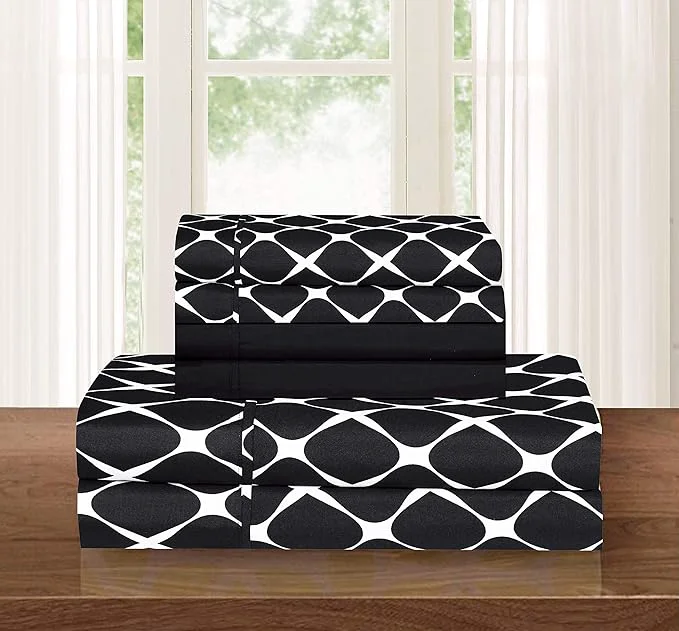 High-Quality Elegant Comfort Luxury Softest and Coziest 6-Piece Bed Sheet Set Wrinkle Artisan