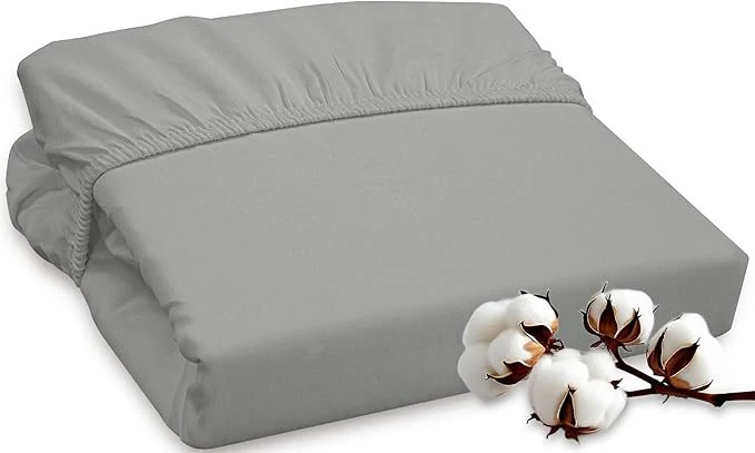 Premium Material ROYALE LINENS 300 Thread Count Long Staple Combed Cotton Fitted Sheet Twin Prestigious