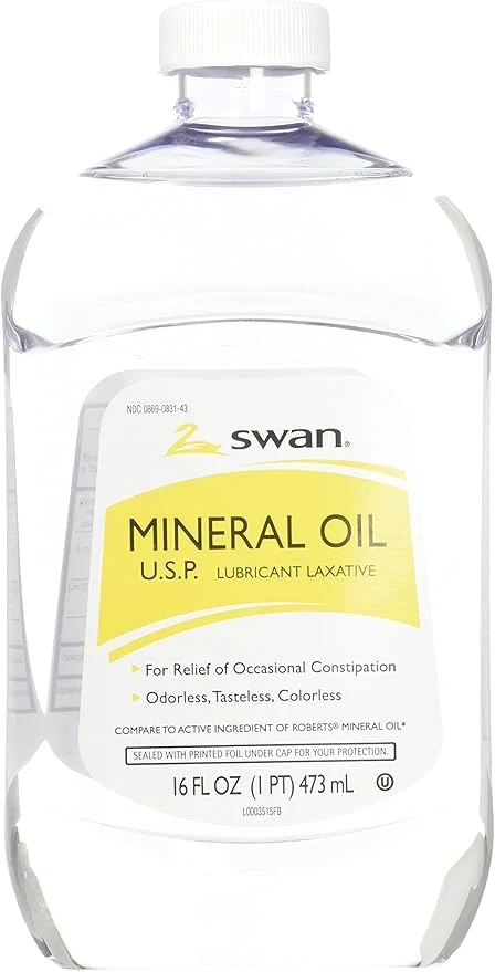 Top-Quality Swan Mineral Oil 16 oz Elegant