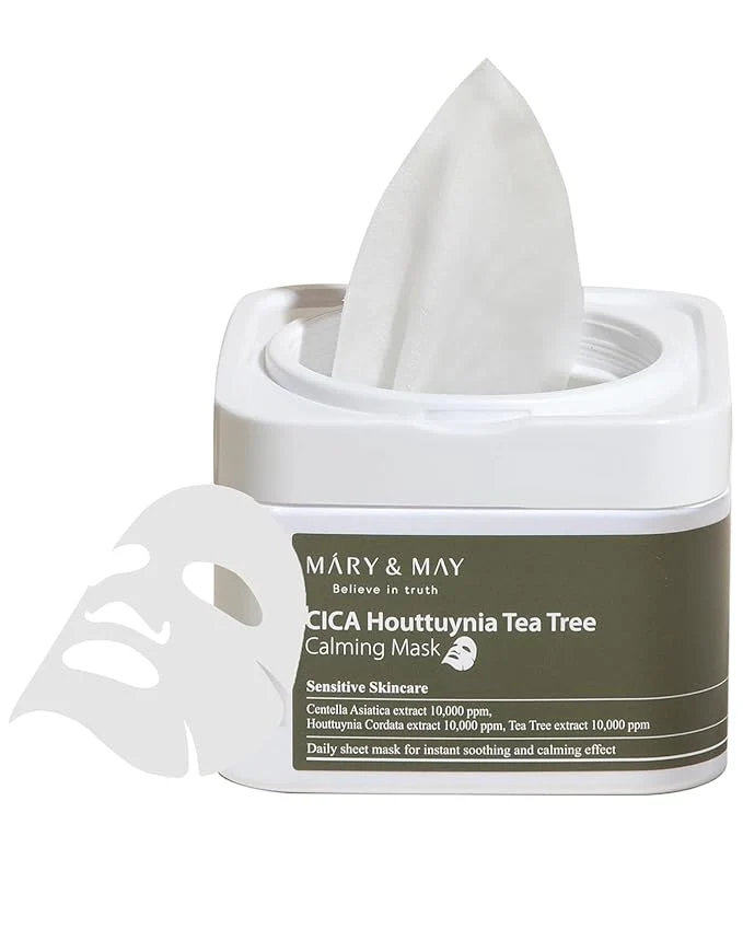 Genuine Mary May CICA Houttuynia Tea Tree Calming Mask Powerful