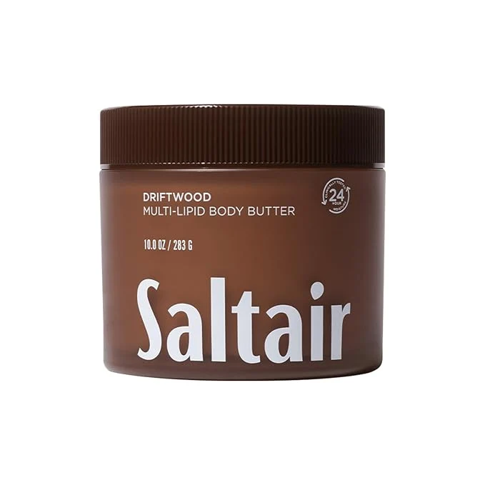 Expertly Made Saltair Multi-Lipid Body Butter – Hydrating 24-Hour Moisture – Body Cream Practical