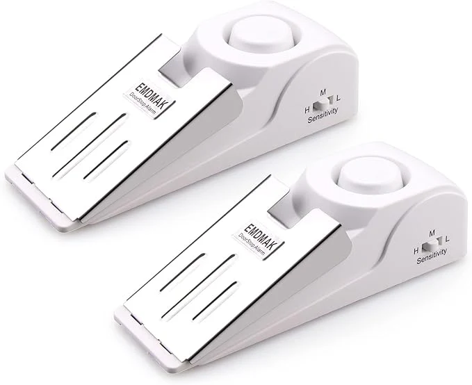 Practical EMDMAK Door Stop Alarm with 120DB Siren Door Stop Recyclable