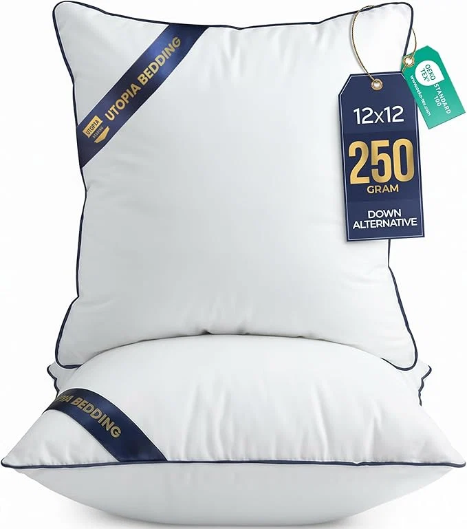 Recyclable Utopia Bedding Throw Pillow Inserts 12 x 12 Inches Decorative Indoor Pillows Green