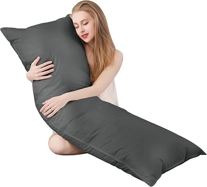 Reliable Goose Down Body Pillows for Adults Large Body Pillow for Side Sleeper Organic