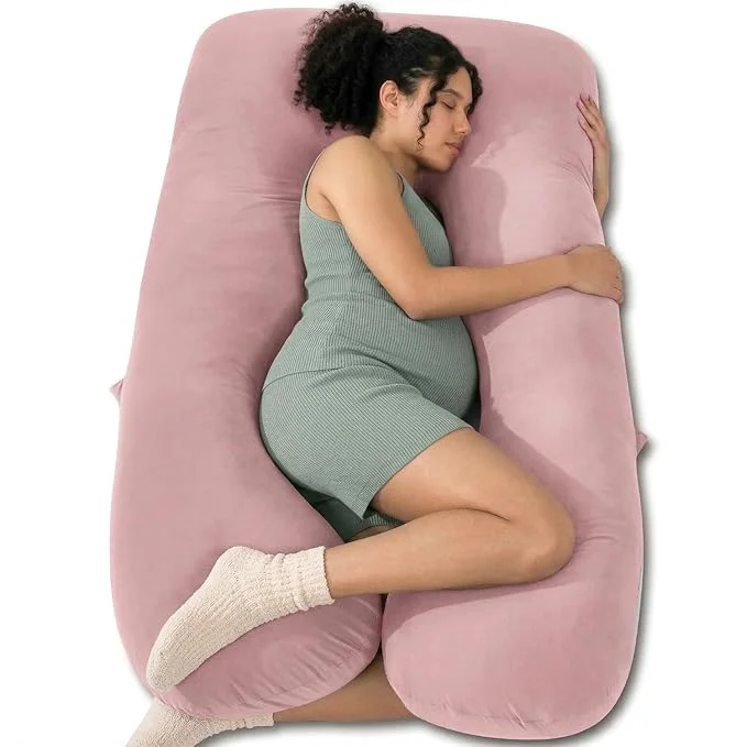 Sustainable QUEEN ROSE Extra Long Pregnancy Pillows 60 Inch U Shaped Body Pillow Authentic