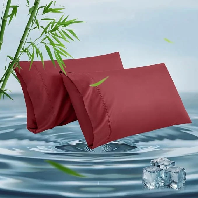 Fashionable Standard Pillowcases Cooling Viscose from Bamboo Pillow Covers Organic