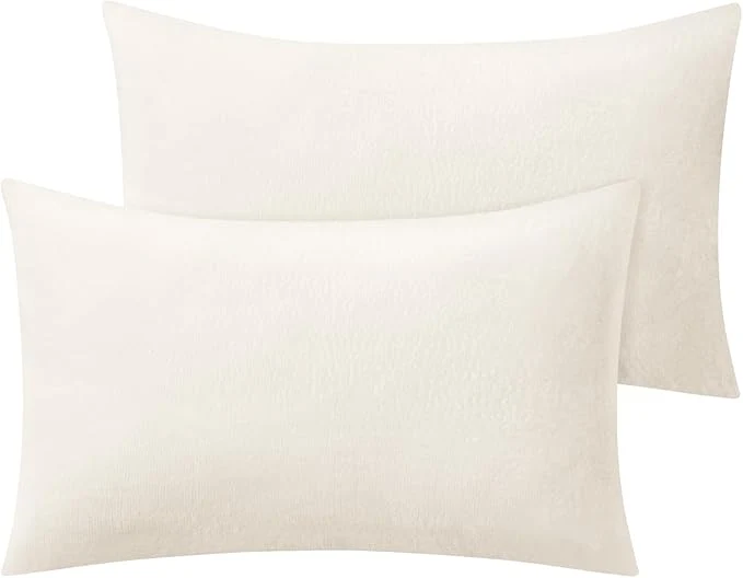 High-Quality BEDELITE Flannel Pillowcases Standard Set of 2 Super Soft Fleece Pillow Case Exclusive