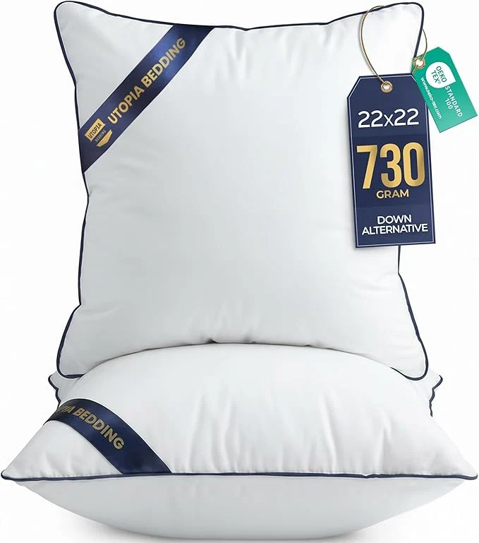 Innovative Utopia Bedding Throw Pillow Inserts 22 x 22 Inches Decorative Indoor Pillows Fast