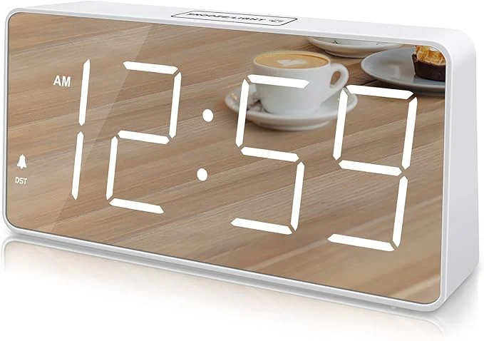 Smart Peakeep Digital Clock Alarm Clock Battery Backup Powered Breathable