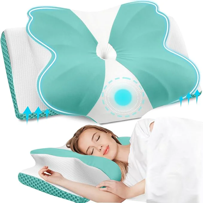 Clean CloudBliss Cervical Memory Foam Pillow Advanced