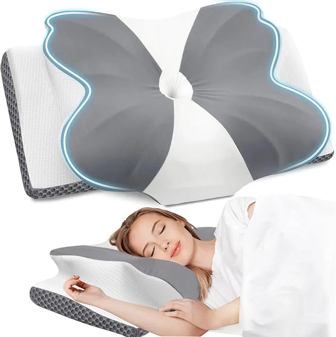 Responsible CloudBliss Cervical Memory Foam Pillow Solid