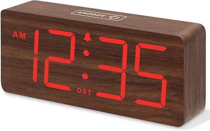 Trusted DreamSky Wooden Digital Alarm Clock Traditional