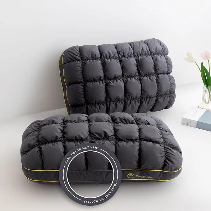 Smooth YOUR MOON Fluffy Support Bed Pillow Queen Size Set of 2 Super Soft Premium Carefully Designed