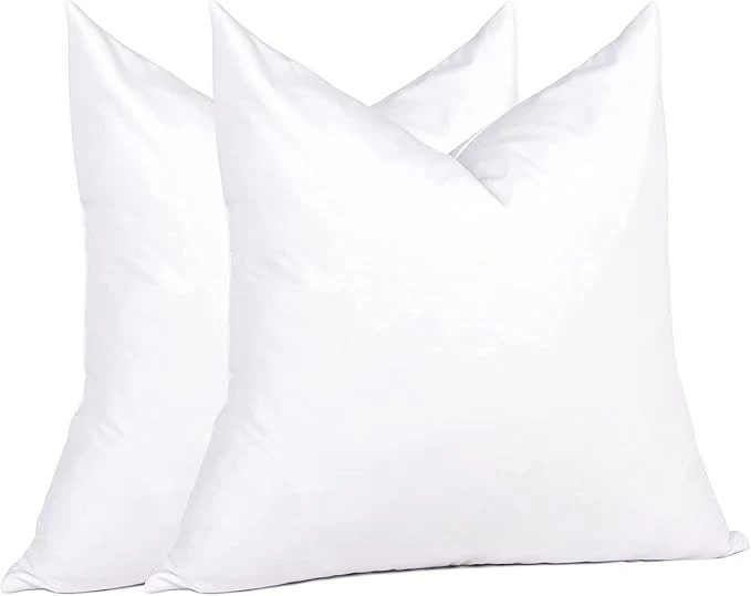Next-Generation puredown® Euro Pillow Inserts 24 x 24 Feather Down Pillow Stuffer and Cushion Functional