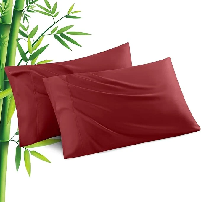 Prestigious Pillowcases King Size 2 Pack Cooling Viscose from Bamboo Pillow Cases Long-Lasting