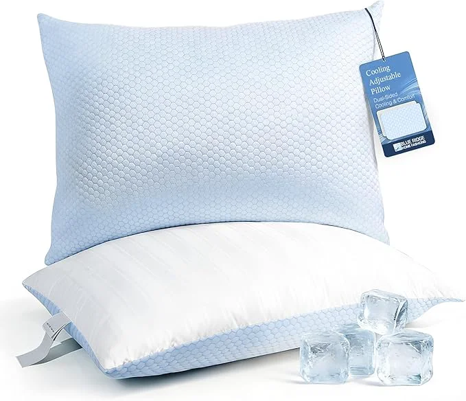 Trendy Blue Ridge Home Fashions Luxury Hotel Quality Cooling Pillows King Size Set of 2 Superior