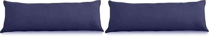 High-Grade EVOLIVE Ultra Soft Body Pillow Cover Pillowcases 21 x54 Lightweight