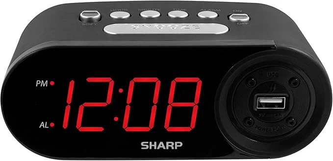 Innovative Sharp Digital Easy to Read Alarm Clock Crafted