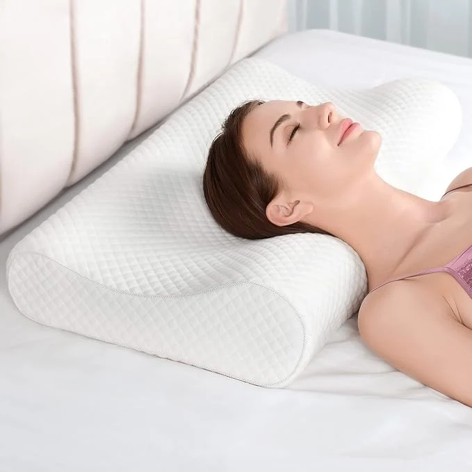 Certified AM AEROMAX 26 Queen Size Contour Memory Foam Pillow Cervical Pillow Trusted