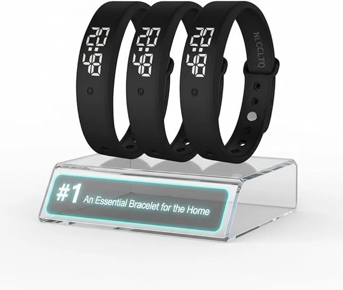 Functional Vibrating Alarm Wristband Heavy Sleepers Adults Wrist Band Shock Clock Watch Classic