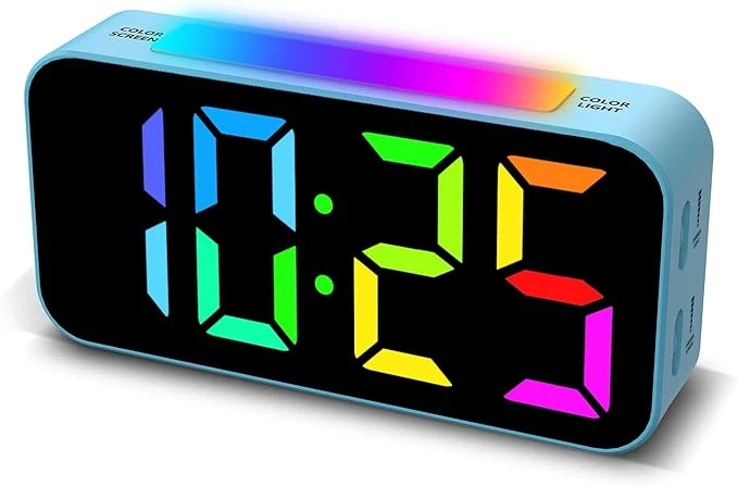 Minimalist Topski Loud Alarm Clocks for Bedrooms Heavy Sleepers Digital Clock Soft
