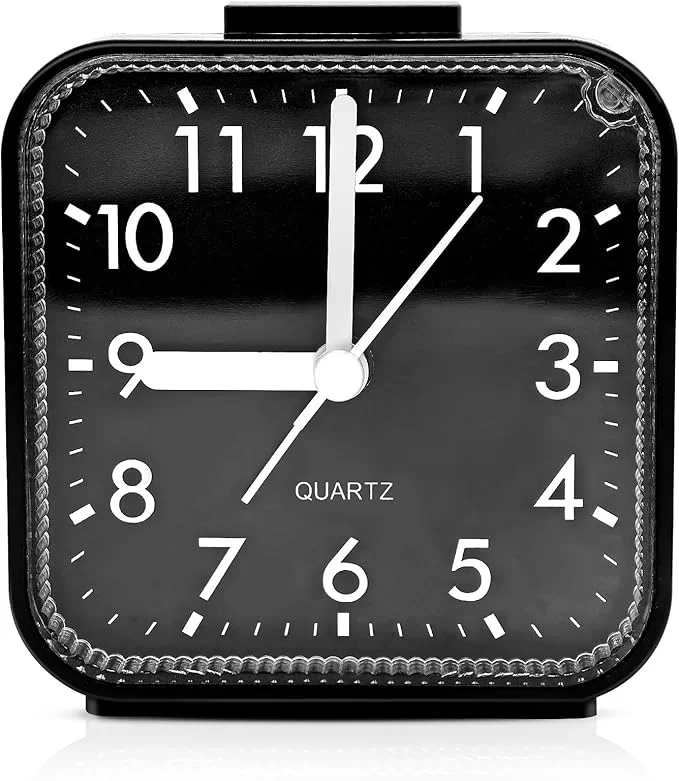 Long-Lasting Lamisola Small Analog Alarm Clock Genuine
