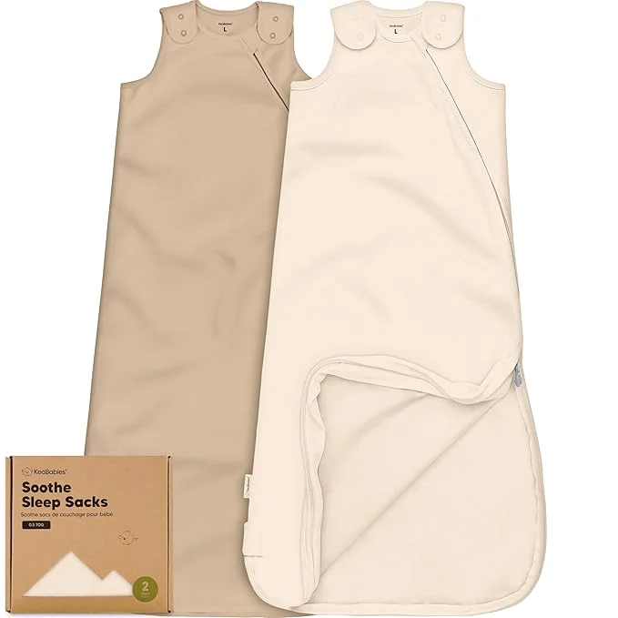Versatile 2-Pack Organic Baby Sleep Sacks Cotton Efficient