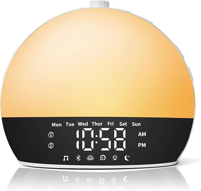 Consistent Sunrise Alarm Clock for Heavy Sleepers Kids Wake Up Light Flexible
