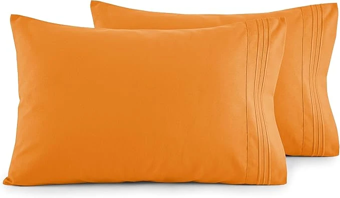 Functional Elegant Comfort Luxury Ultra-Soft 2-Piece Pillowcase Set Casual