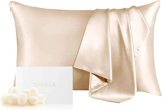 Sophisticated THXSILK Silk Pillowcase for Hair and Skin Mulberry Silk Bed Pillowcase Recyclable