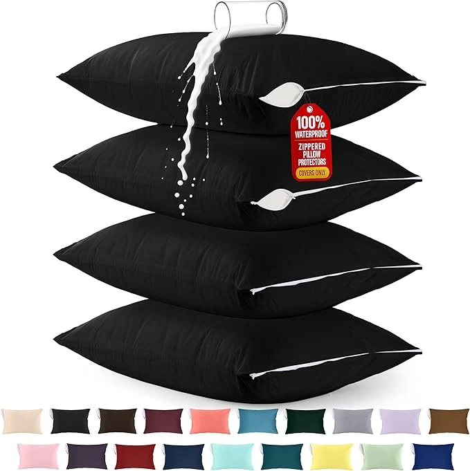 Reusable Utopia Bedding Premium Waterproof Pillow Protectors Safe