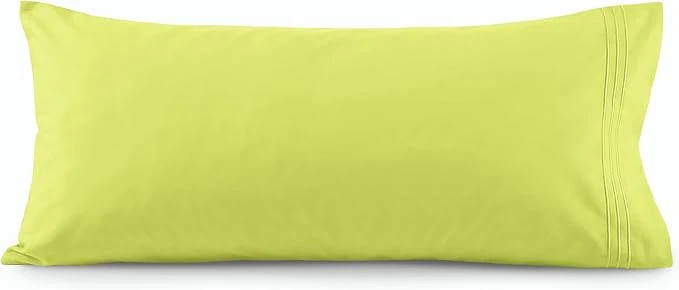 User-Friendly Elegant Comfort Luxury Ultra-Soft 1-Piece Body Pillowcase Green