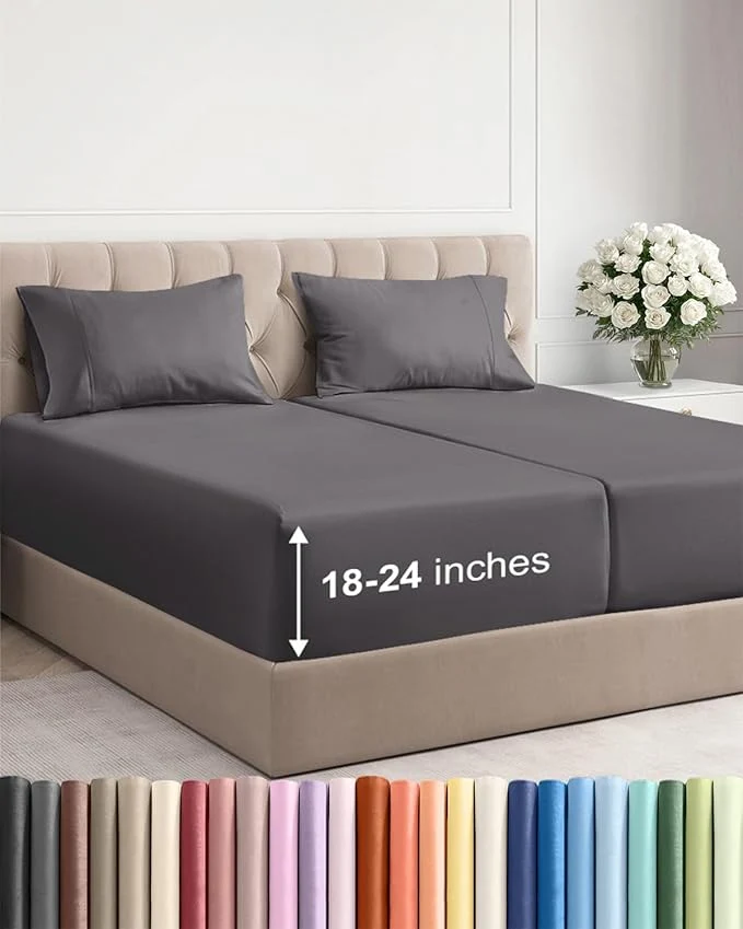 Next-Generation Extra Deep Split King Sheet Set Casual