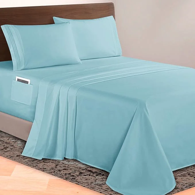 Advanced Elegant Comfort Luxurious 1500 Premium Hotel Quality Microfiber 4-Piece Sheet Superior