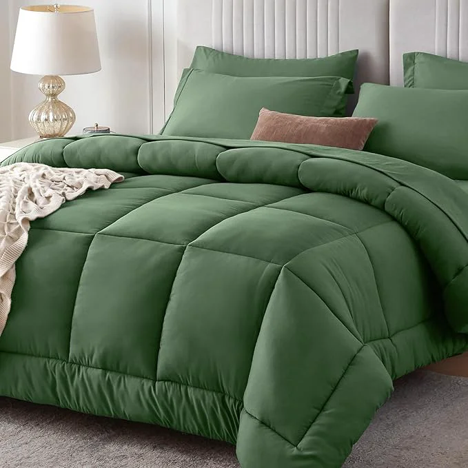 Premium Material Sasttie Twin XL Comforter Set 5 Pieces Twin XL Bed in a Bag Complete Bedding Unique