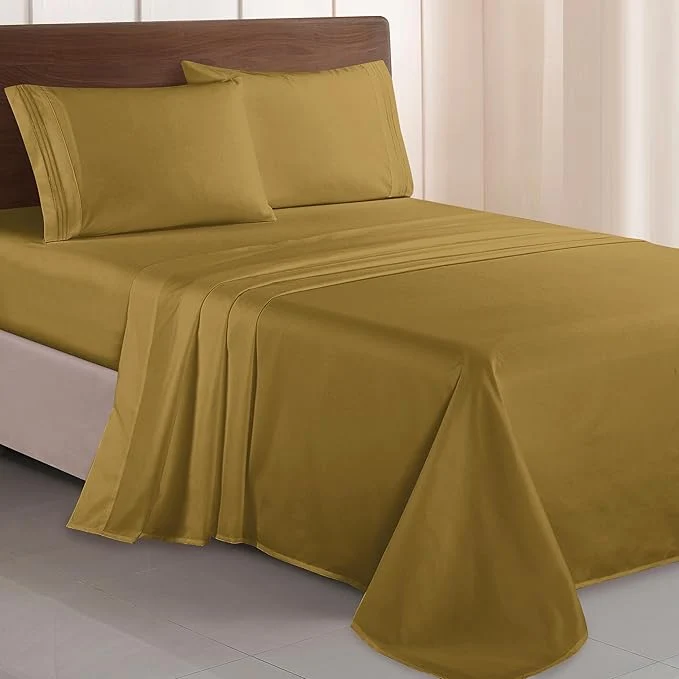 Unique Elegant Comfort Luxurious 1500 Premium Hotel Quality Microfiber Three Line Genuine