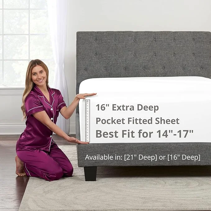 Casual DeaLuxe Fitted Sheet 16 Innovative