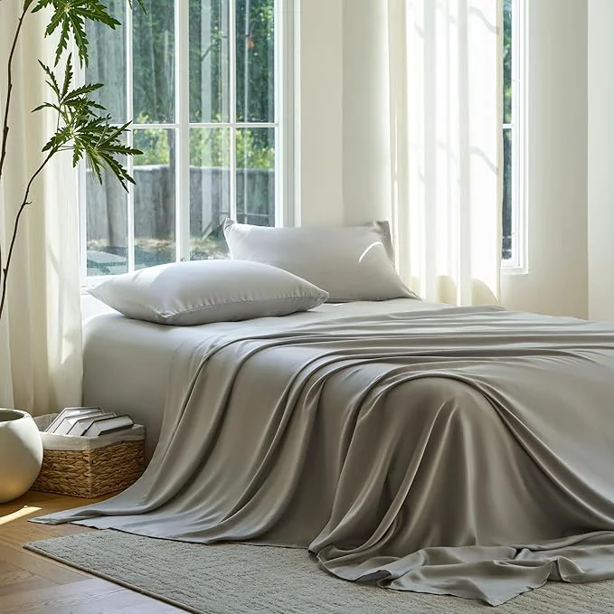 Prestigious DOZ Sheet Set Viscose derived from Bamboo Organically Grown Buttery Soft Lightweight