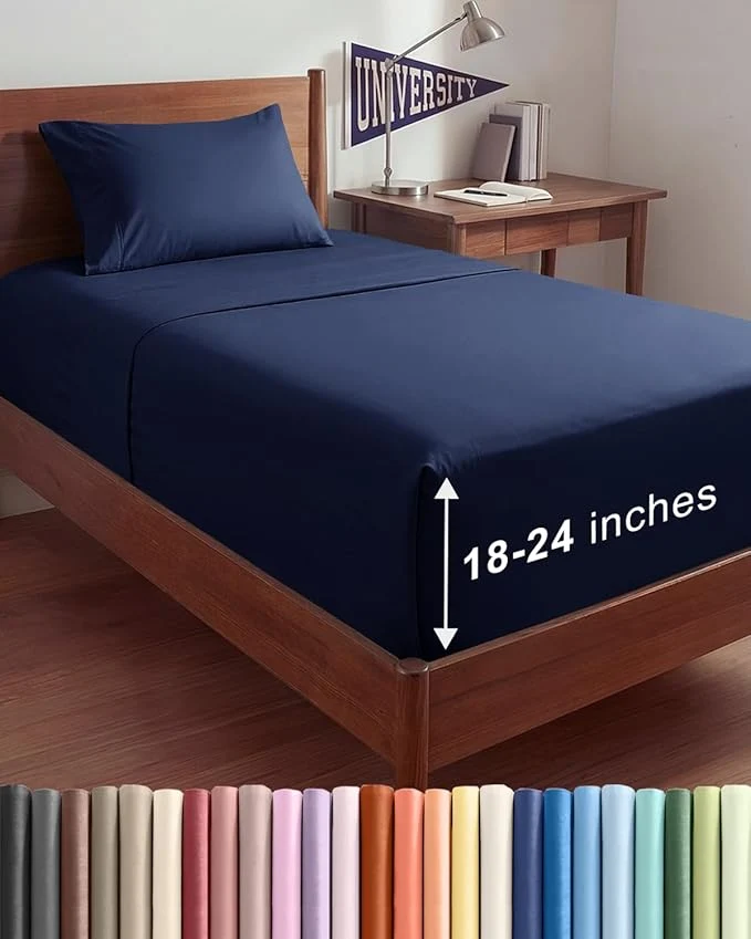 Classic Extra Deep Twin XL Sheet Set Practical
