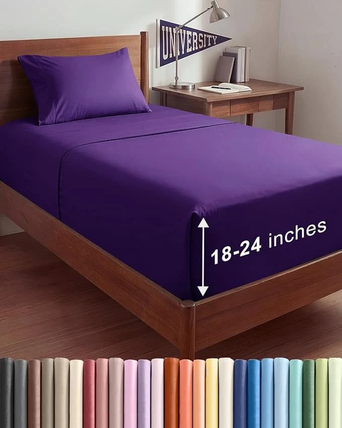 Next-Generation Extra Deep Twin XL Sheet Set Reusable