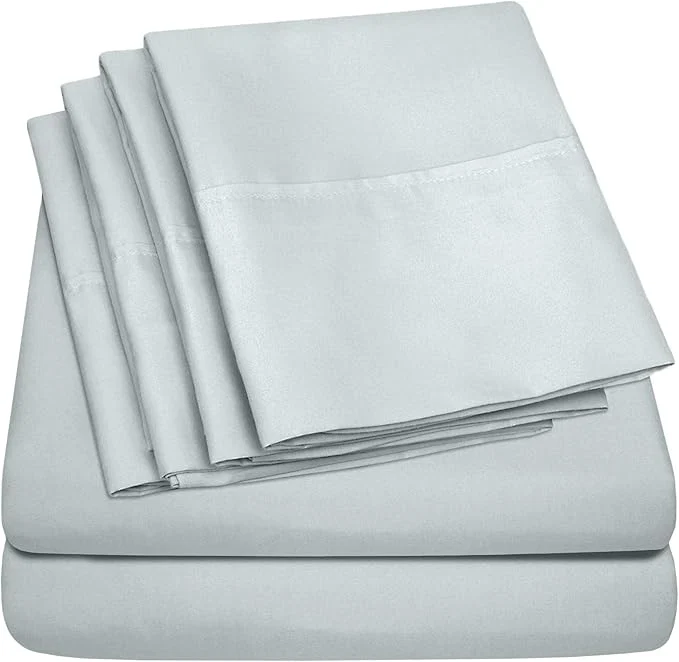 Contemporary Queen Sheets Blue Porclain Next-Generation
