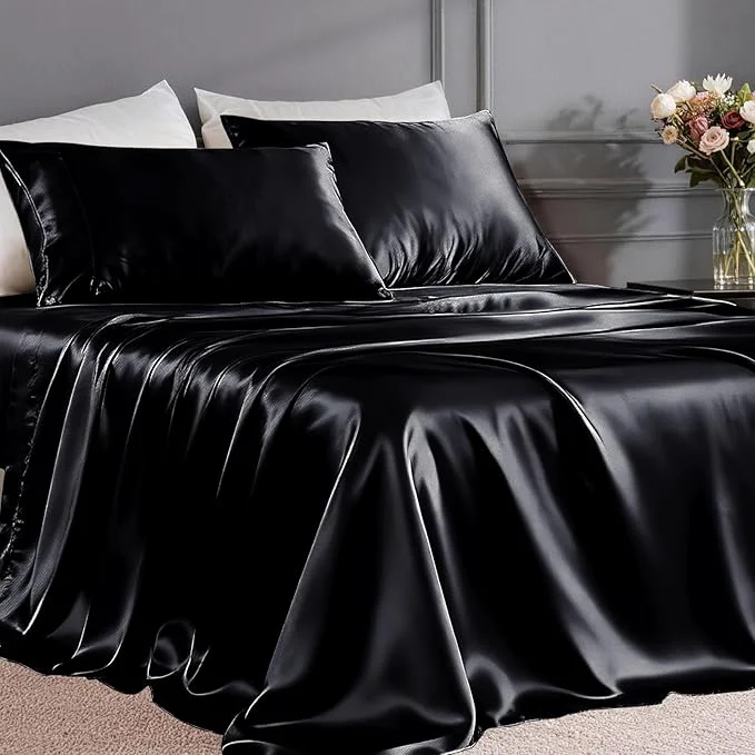 Responsible FreshCulture Satin Sheets California King Excellent