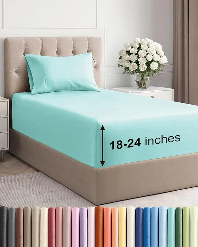 Outstanding Extra Deep Twin Sheet Set Comfortable