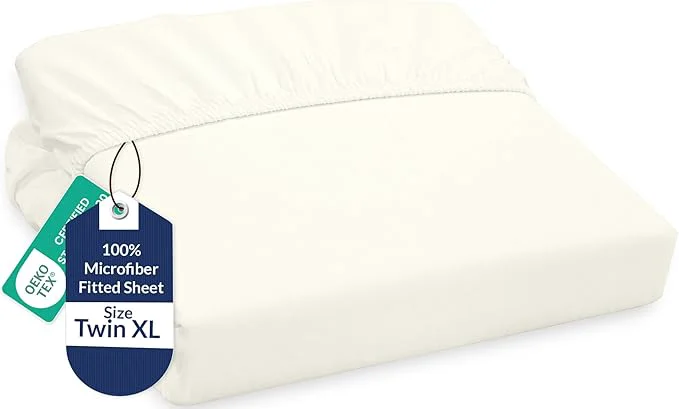World-Class Royale Linens Fitted Sheet Twin XL Solid